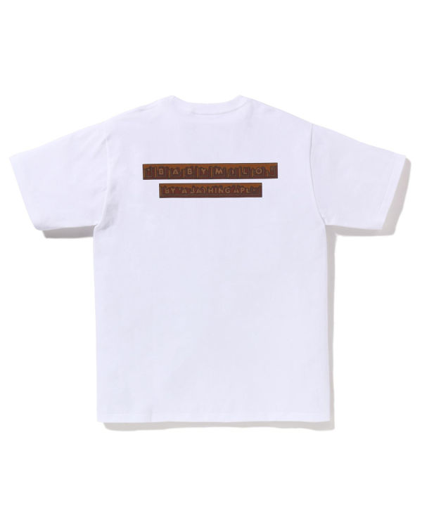Pánské Tričko Bape Valentine Chocolate Milo Bílé | 76253DOGP