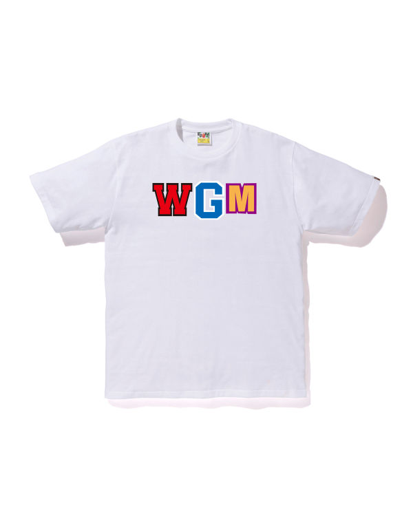 Pánské Tričko Bape WGM Shark Bílé | 27154RVXB