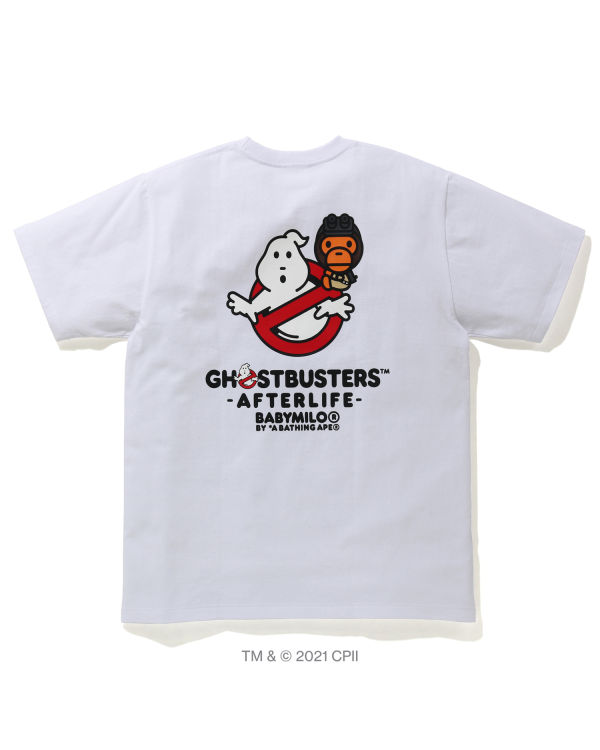 Pánské Tričko Bape X Ghostbusters Milo Bílé | 35940XZCH