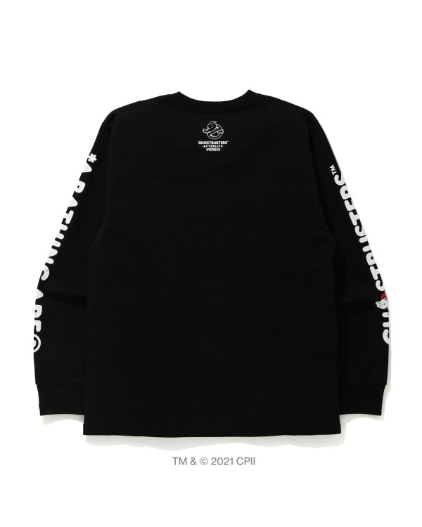 Pánské Tričko Bape X Ghostbusters Milo Long Sleeve Černé | 45186RDTF
