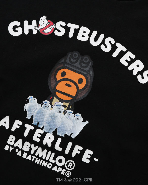 Pánské Tričko Bape X Ghostbusters Milo Long Sleeve Černé | 45186RDTF