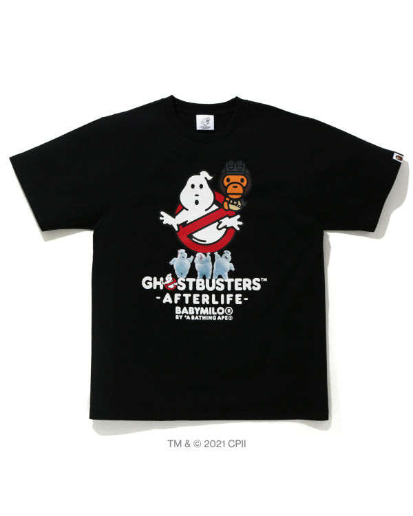Pánské Tričko Bape X Ghostbusters Milo Černé | 12758VDHS
