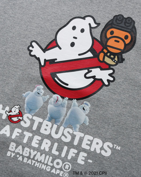 Pánské Tričko Bape X Ghostbusters Milo Šedé | 63952KQCJ
