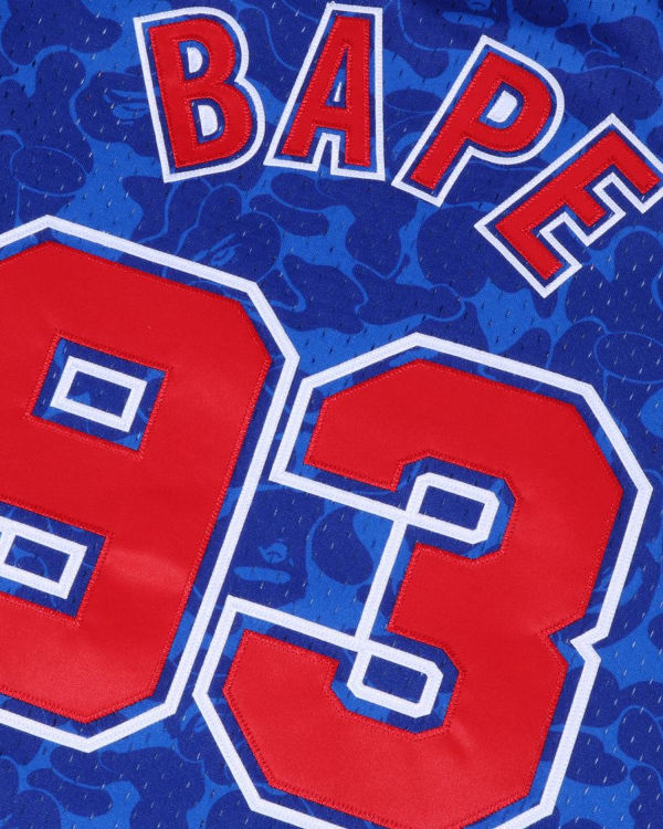 Pánské Tričko Bape X M&N Brooklyn Nets Blankyt | 18029EBHW
