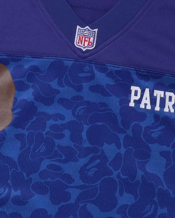 Pánské Tričko Bape X M&N NFL New England Patriots Legacy Jersey Blankyt | 25983EQRU