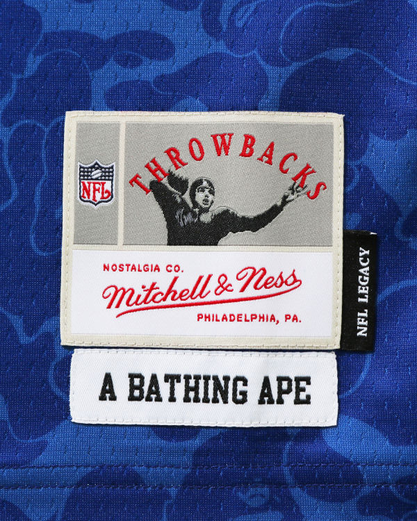 Pánské Tričko Bape X M&N NFL New England Patriots Legacy Jersey Blankyt | 25983EQRU