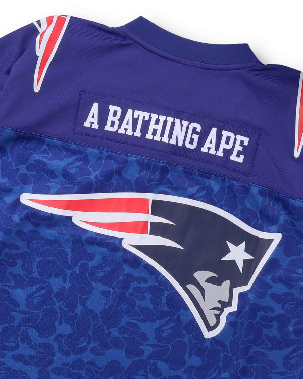 Pánské Tričko Bape X M&N NFL New England Patriots Legacy Jersey Blankyt | 25983EQRU