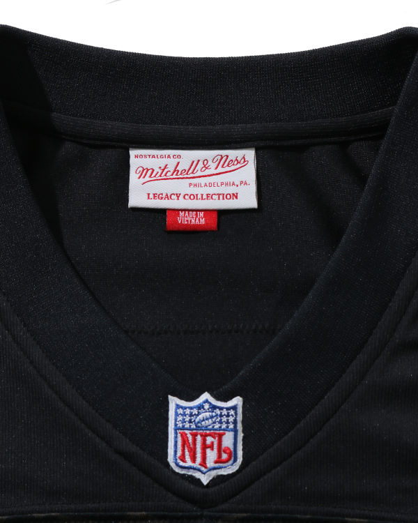 Pánské Tričko Bape X M&N NFL Oakland Raiders Legacy Jersey Černé | 53807GLXD