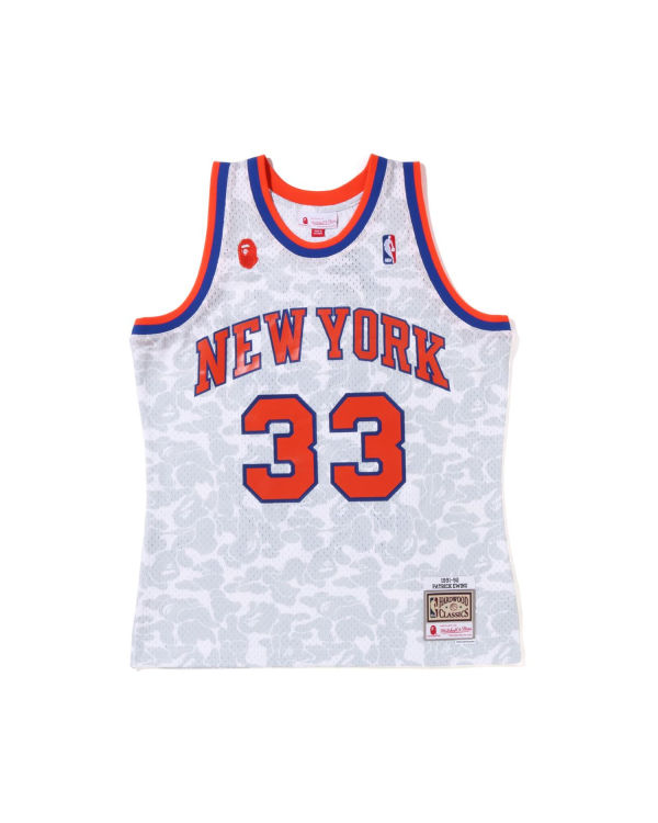 Pánské Tričko Bape X M&N New York Knicks Bílé | 96017VTOJ