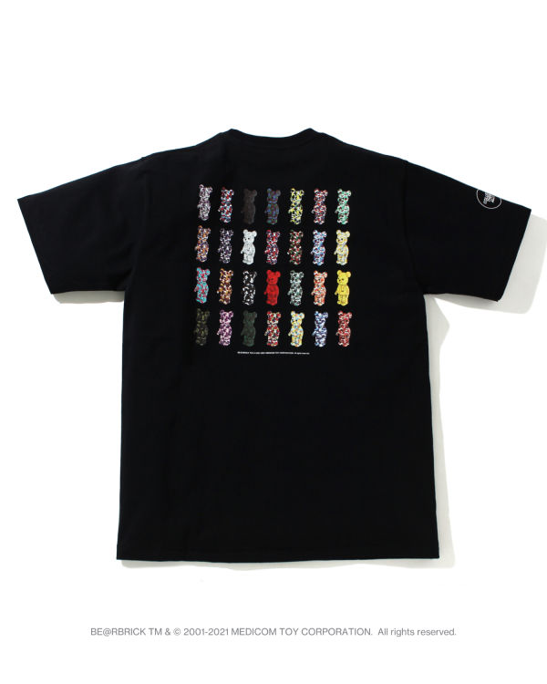 Pánské Tričko Bape X Medicom Toy Camo BE@R Černé | 09428KIMS