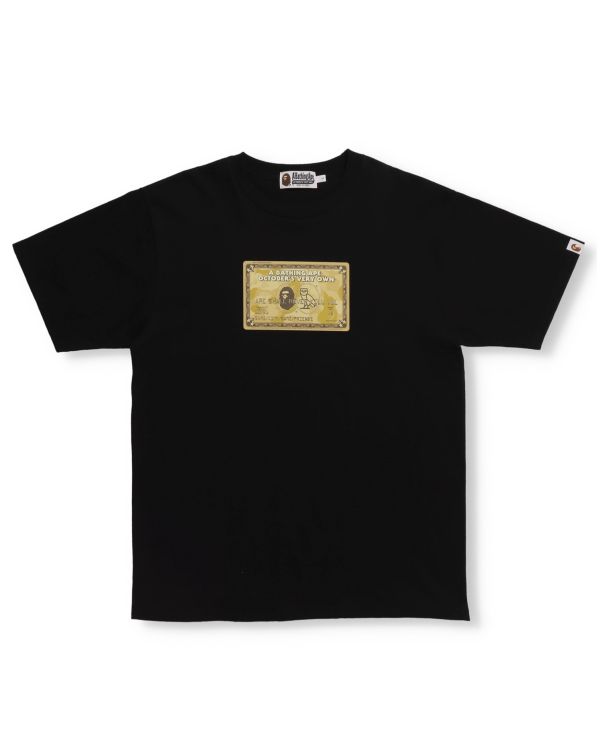 Pánské Tričko Bape X OVO Card Černé | 19047WHNO