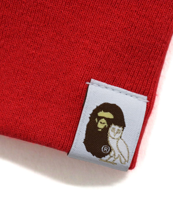 Pánské Tričko Bape X OVO Long Sleeve Světle Červené | 40781XNQG