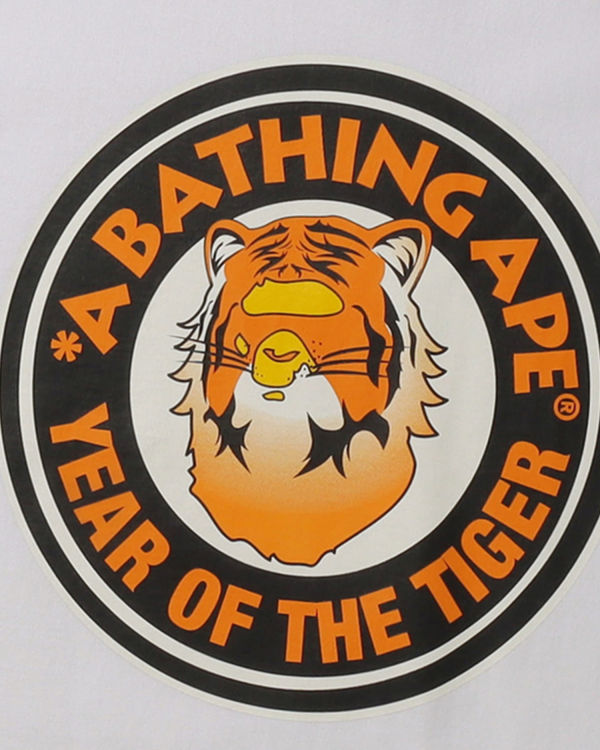 Pánské Tričko Bape Year Of The Tiger Bílé | 26398XDVB