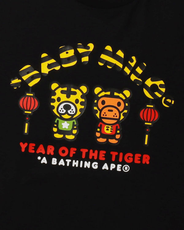 Pánské Tričko Bape Year Of The Tiger Milo Černé | 12650KZGN