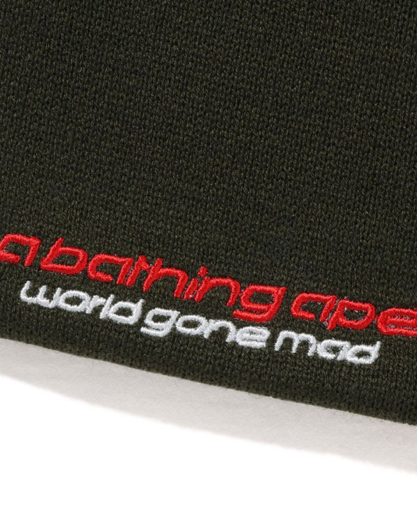 Pánské Čepice Bape APE Face Zelene | 41082OMUB