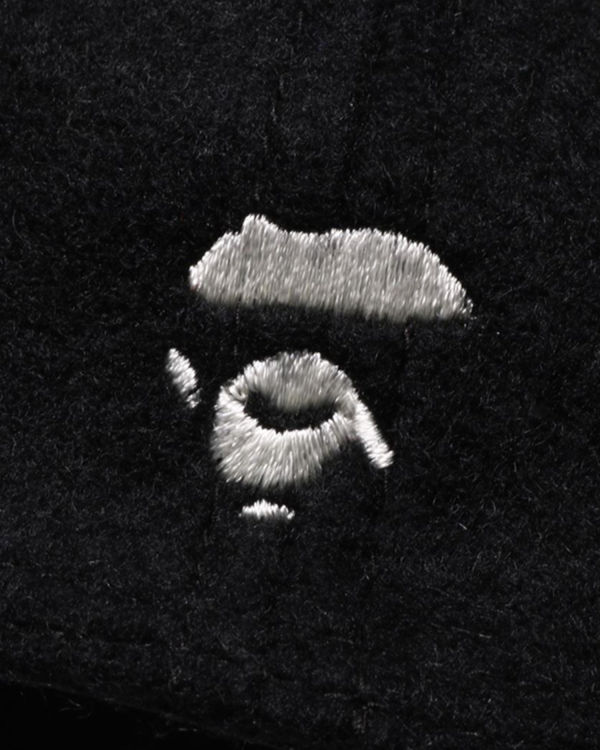 Pánské Čepice Bape Ape Head Melton Panel Černé | 19346PVZE