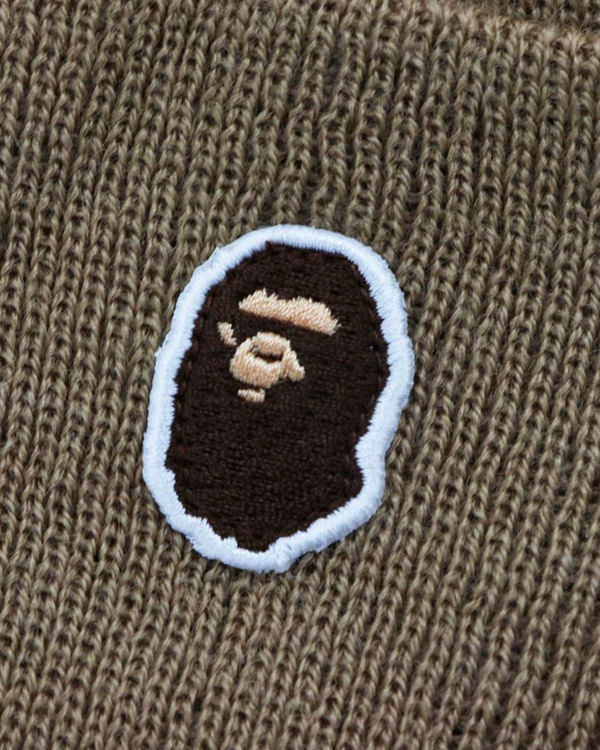 Pánské Čepice Bape Ape Head One Point Hnědé | 84572ERNZ