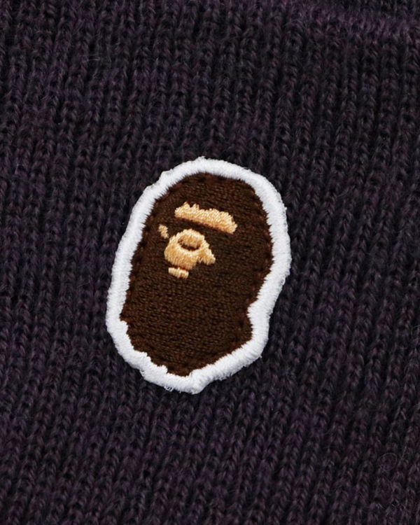 Pánské Čepice Bape Ape Head One Point Tmavě Fialové | 25139TAKM