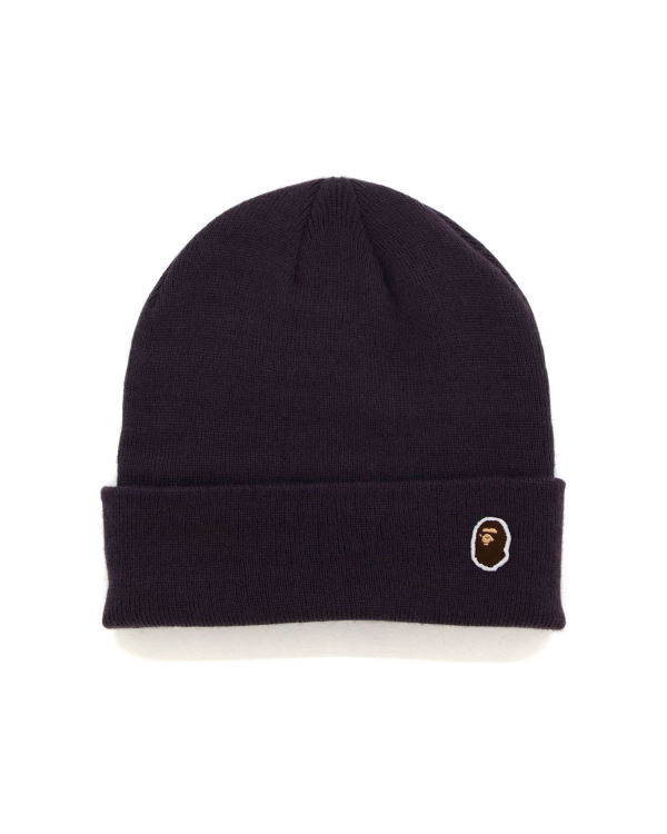 Pánské Čepice Bape Ape Head One Point Tmavě Fialové | 25139TAKM