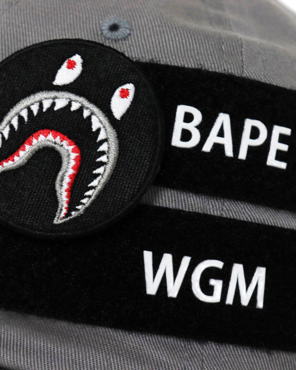 Pánské Čepice Bape Detachable Shark Patch Šedé | 31807PCMN