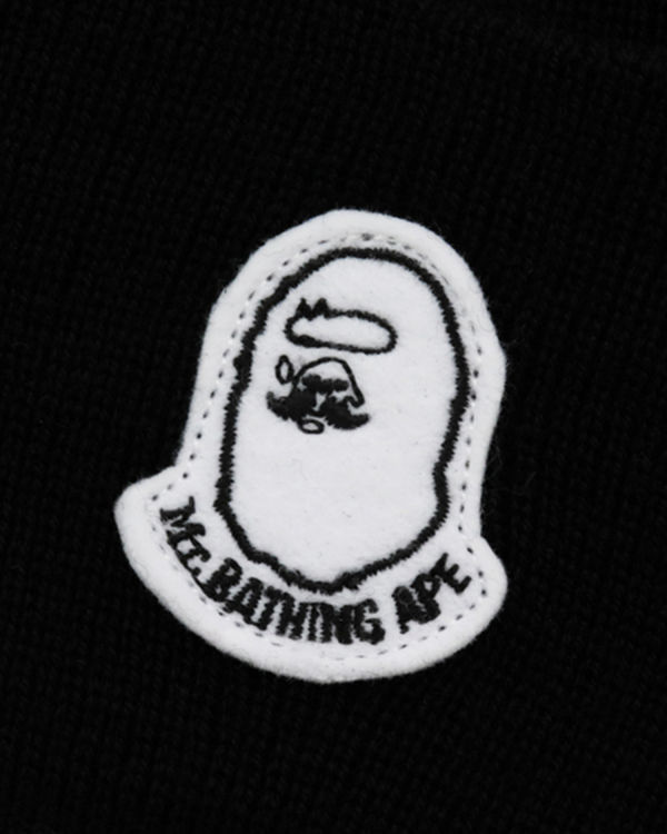 Pánské Čepice Bape Knit Černé | 04817EBUI