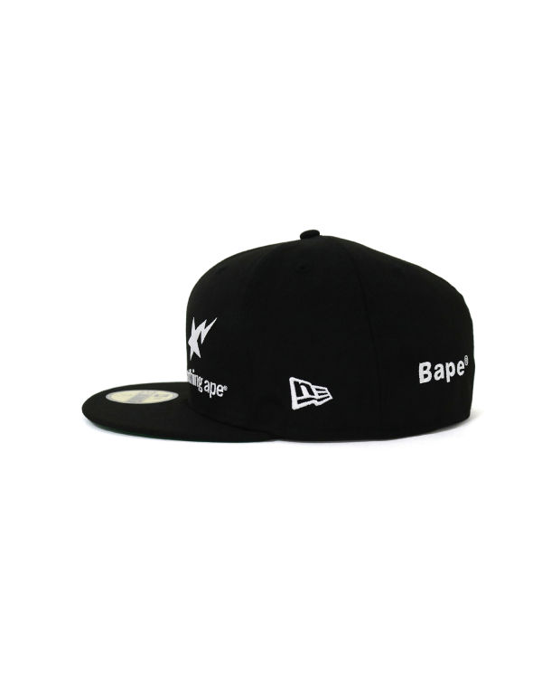 Pánské Čepice Bape New Era 59 Fifty Camo Ape Head Černé | 73059EWSP
