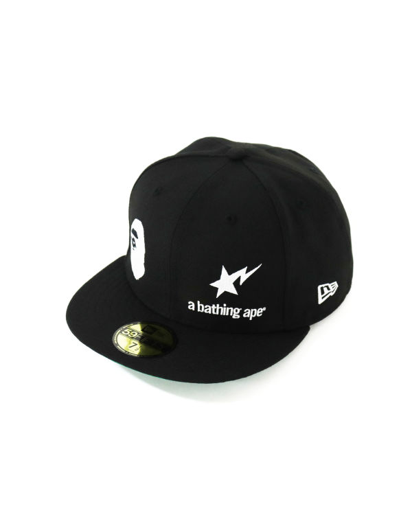 Pánské Čepice Bape New Era 59 Fifty Camo Ape Head Černé | 73059EWSP