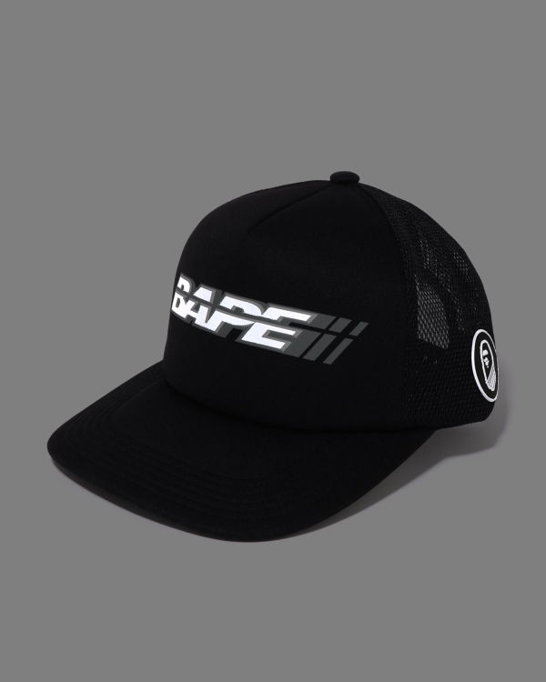Pánské Čepice Bape Racer Mesh Černé | 18730NBTF