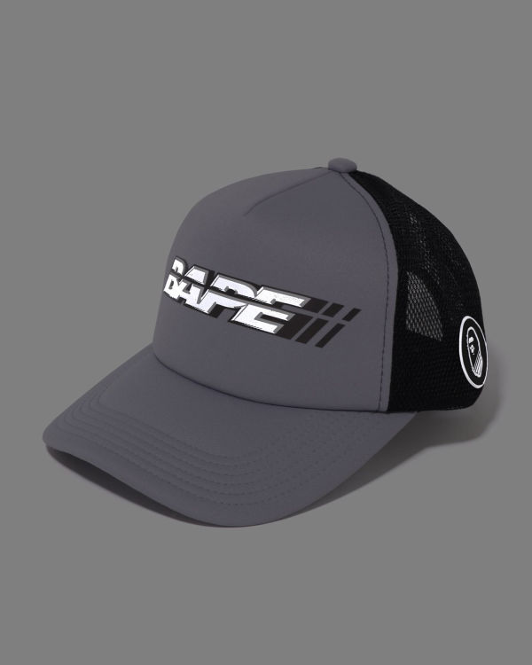Pánské Čepice Bape Racer Mesh Šedé | 39517KOSB