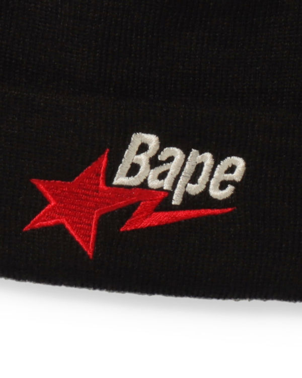 Pánské Čepice Bape STA Černé | 04613XIHU