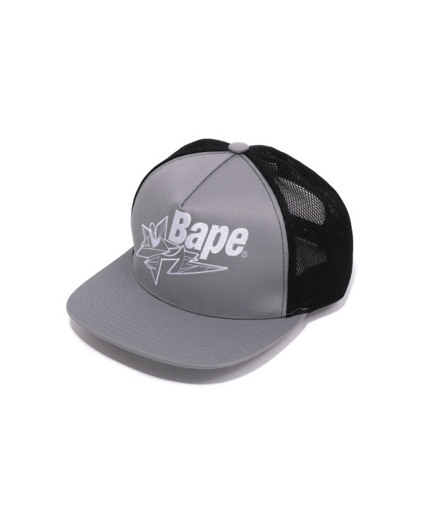 Pánské Čepice Bape X LDG Mesh Šedé | 76023WNIG