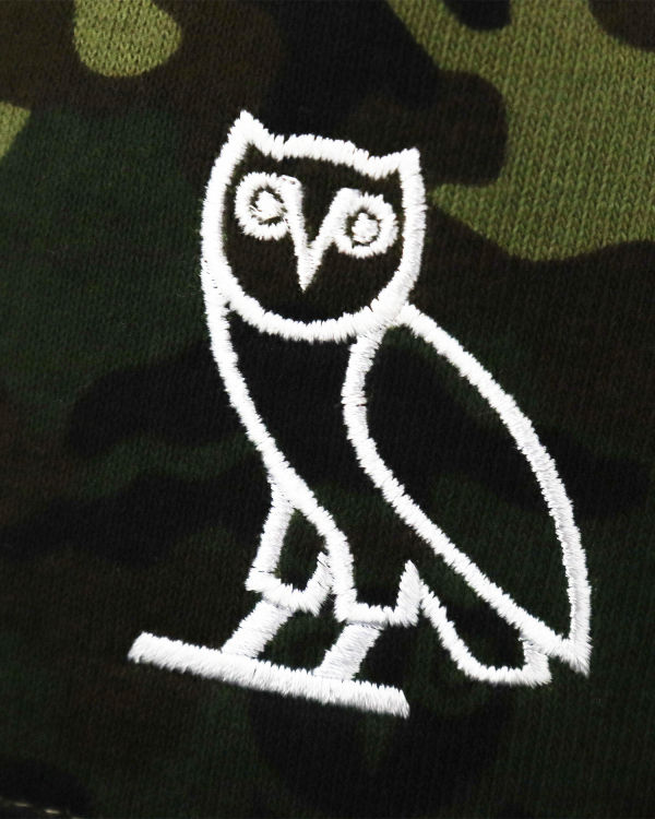 Pánské Čepice Bape X OVO Woodland Camo Snapback Zelene | 20568FOVP