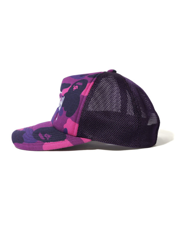 Pánské Čepice Bape X Stussy Trucker Fialové | 73185MXYR