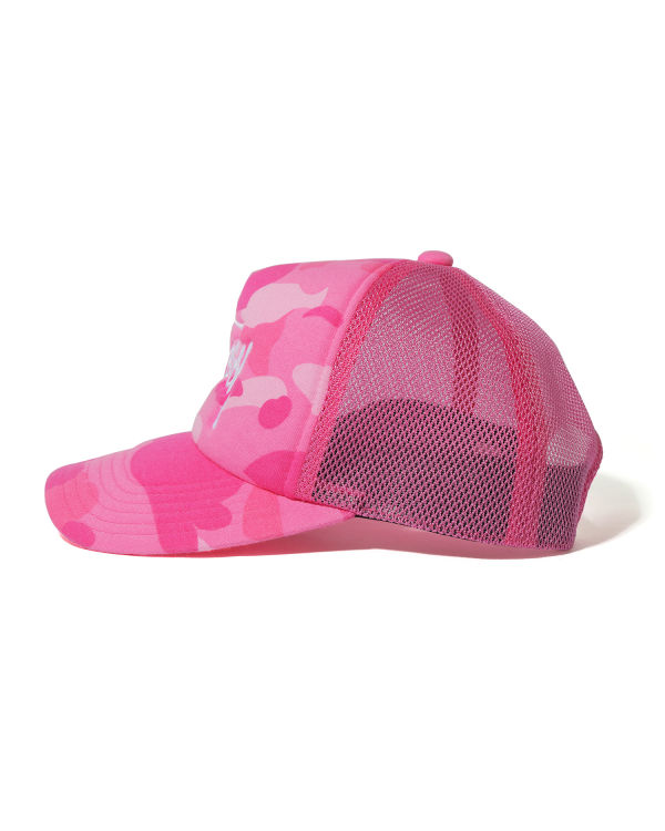 Pánské Čepice Bape X Stussy Trucker Růžové | 48091IJGA