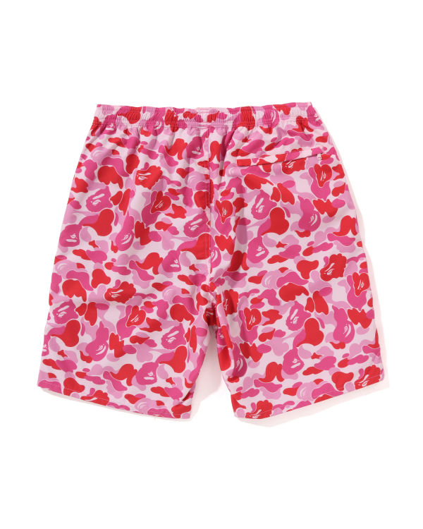 Pánské Šortky Bape ABC Camo Beach Růžové | 72458PKEN