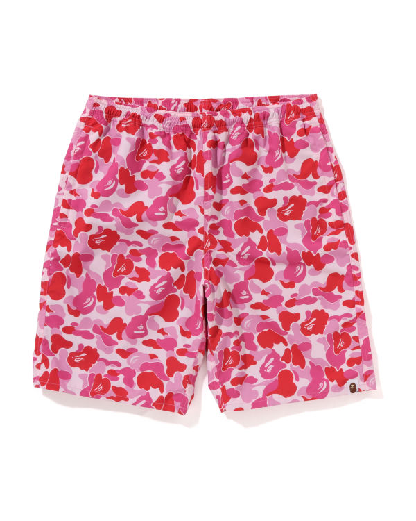 Pánské Šortky Bape ABC Camo Beach Růžové | 72458PKEN