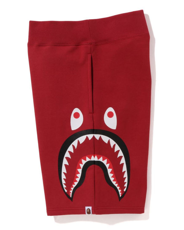 Pánské Šortky Bape ABC Camo Side Shark Růžové | 27085CVRA