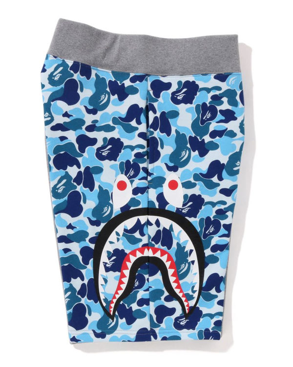 Pánské Šortky Bape ABC Camo Side Shark Světle Blankyt | 06854XEAV