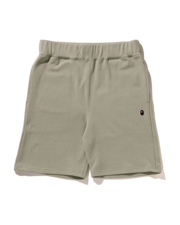 Pánské Šortky Bape Ape Head One Point Šedé Hnědé | 31920SEXL