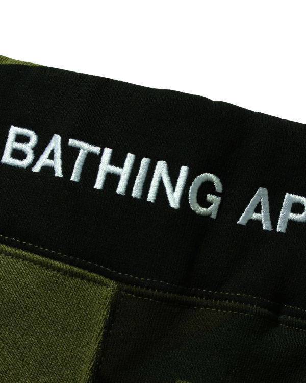 Pánské Šortky Bape Giant 1st Camo Široké Fit Zelene | 18370TRHB
