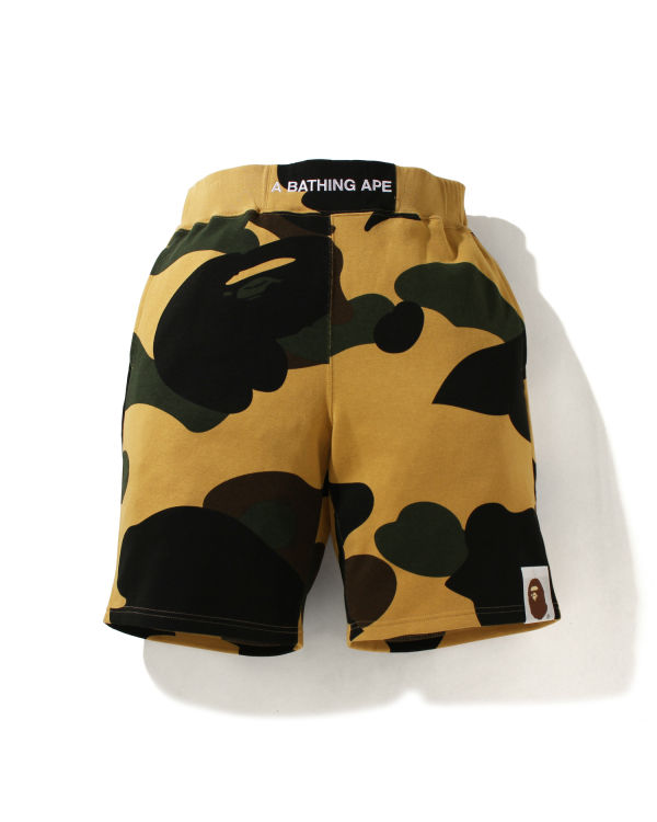 Pánské Šortky Bape Giant 1st Camo Široké Fit Hnědožlutý | 37548DPFX