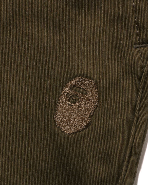 Pánské Šortky Bape One Point Loose Fit Chino Béžový | 01396WVSB