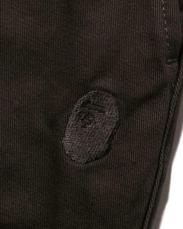 Pánské Šortky Bape One Point Loose Fit Chino Tmavě Šedé | 92830YWLI