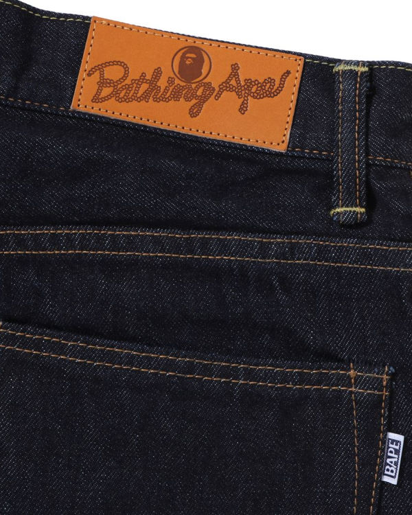 Pánské Šortky Bape Shark Denim Blankyt | 85374DMVC